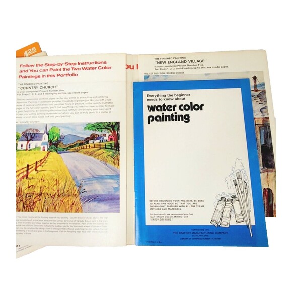 Vintage 70s Craftint A New Concept In Art Instruction Book Lot of 3 Books Set - Picture 3 of 10